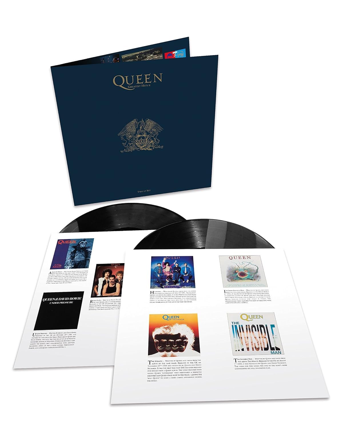 Queen - Greatest Hits I & II 2 Pack | Remastered 180G Half Speed Black Vinyl