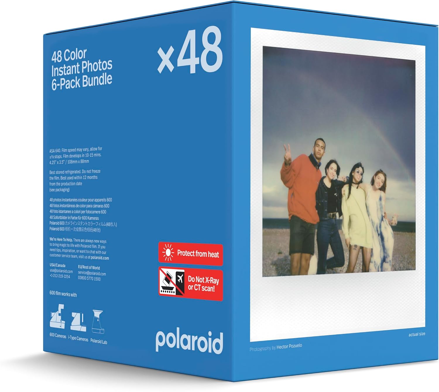 Color Film for 600 - X48 Bulk Film Pack (48 Photos) (6597)