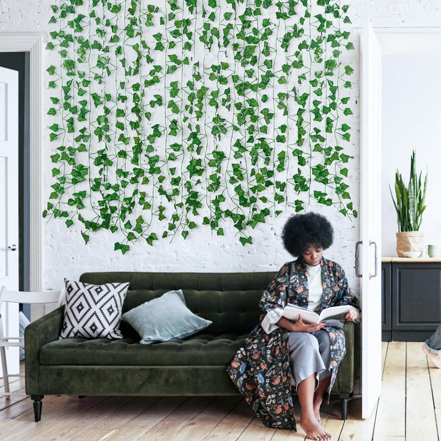 Hanging Luxury Decor Garlands(Fake Vines) 12 pack. 84 feet