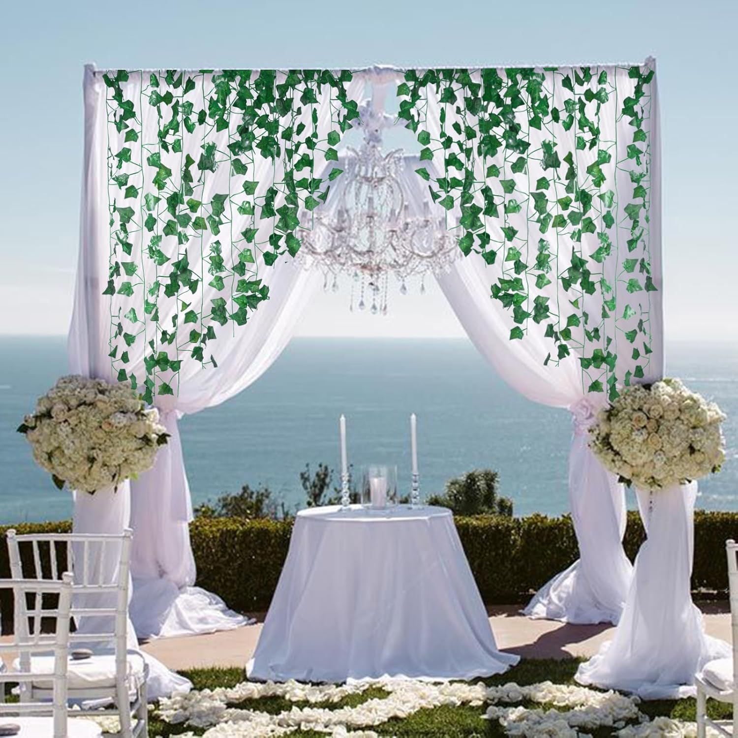 Hanging Luxury Decor Garlands(Fake Vines) 12 pack. 84 feet