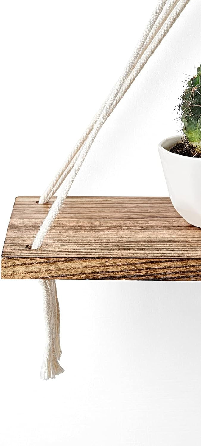 Ono Artificial Ivy Re Hanging Shees with Lights Set of 2 Boho